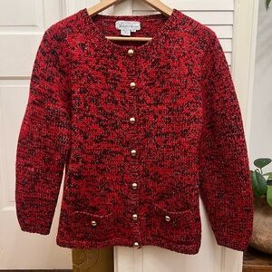 Saks Fifth Avenue hand knitted Women's cardigan sweater